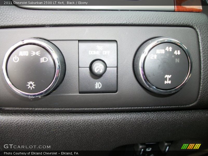 Controls of 2011 Suburban 2500 LT 4x4