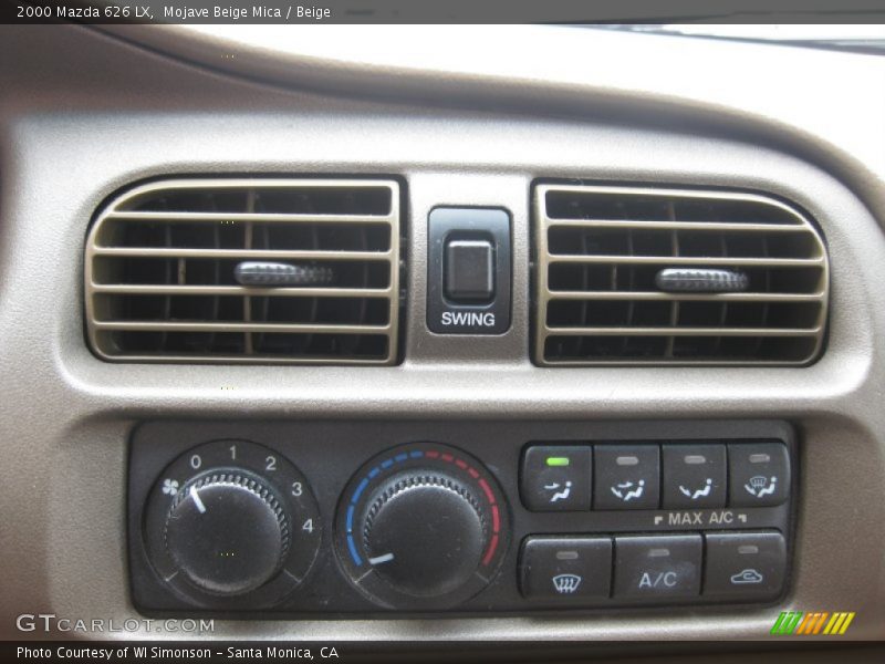 Controls of 2000 626 LX