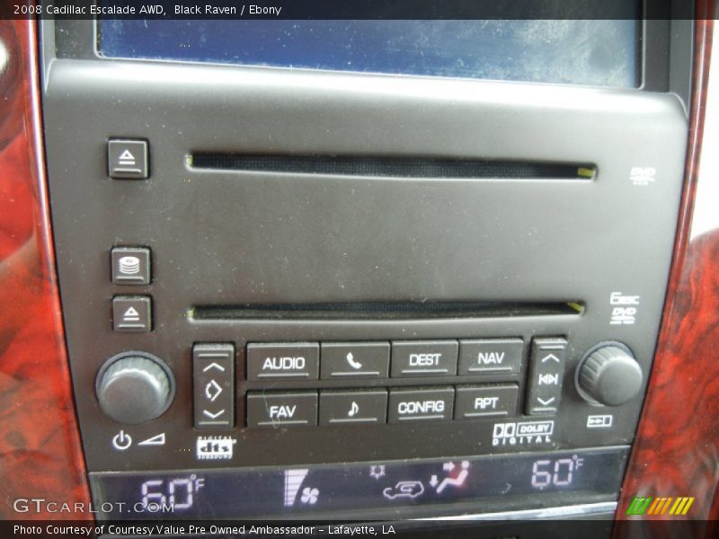 Black Raven / Ebony 2008 Cadillac Escalade AWD