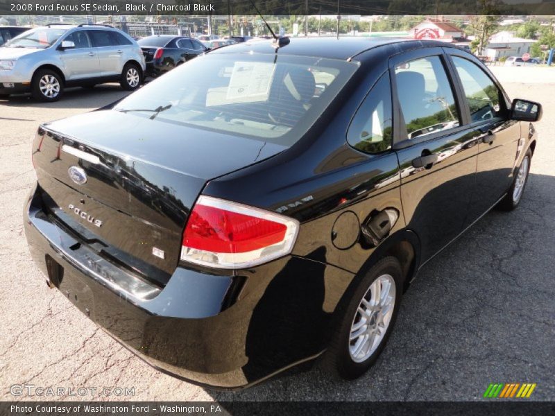Black / Charcoal Black 2008 Ford Focus SE Sedan