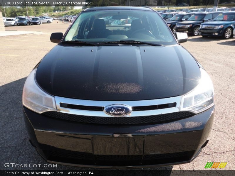 Black / Charcoal Black 2008 Ford Focus SE Sedan
