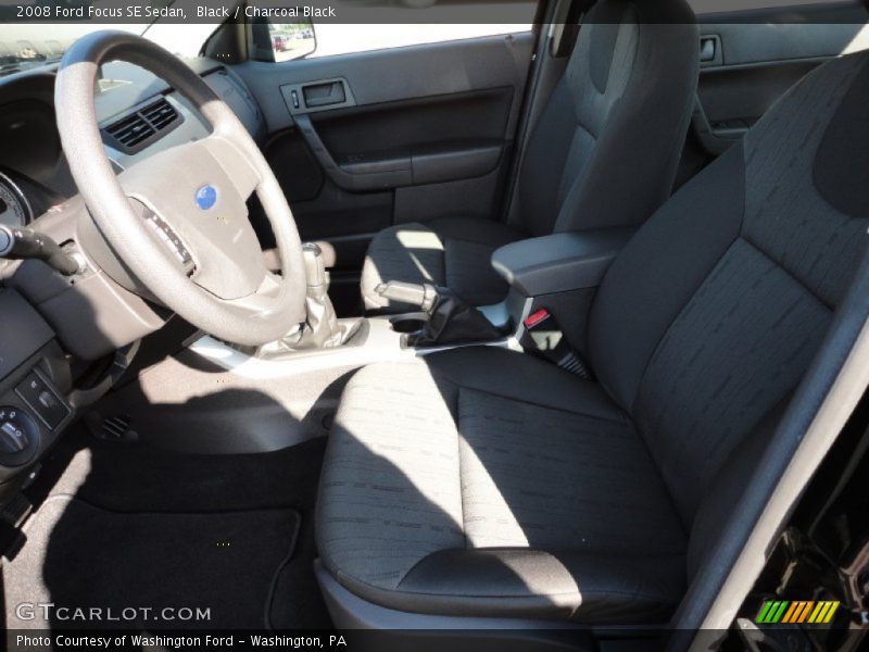 Black / Charcoal Black 2008 Ford Focus SE Sedan