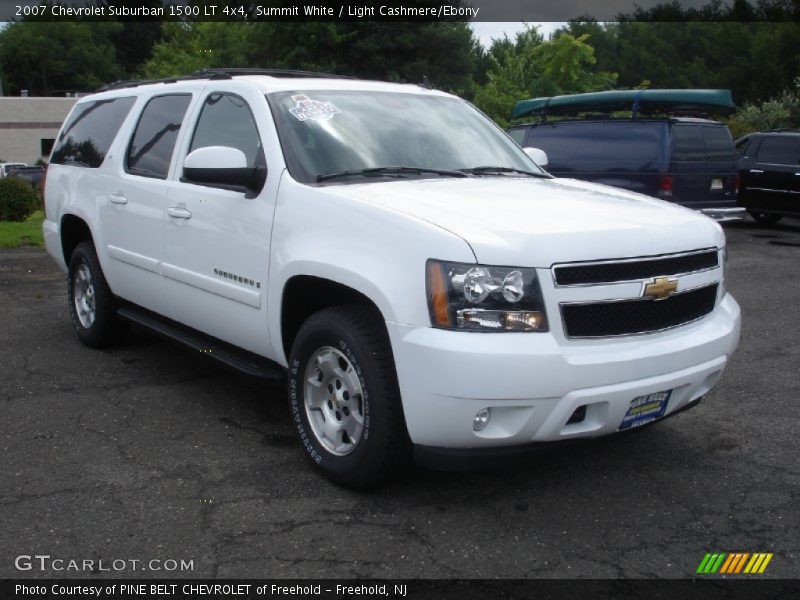 Summit White / Light Cashmere/Ebony 2007 Chevrolet Suburban 1500 LT 4x4