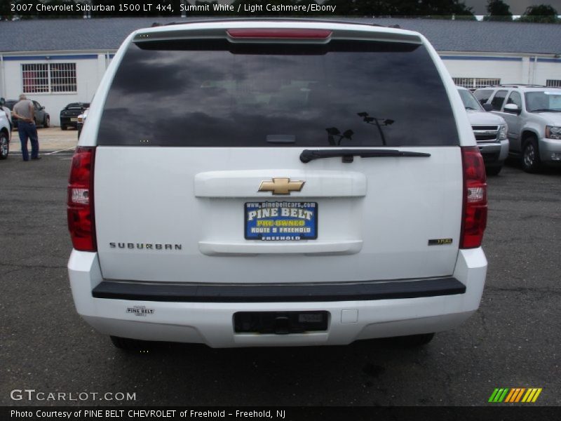 Summit White / Light Cashmere/Ebony 2007 Chevrolet Suburban 1500 LT 4x4