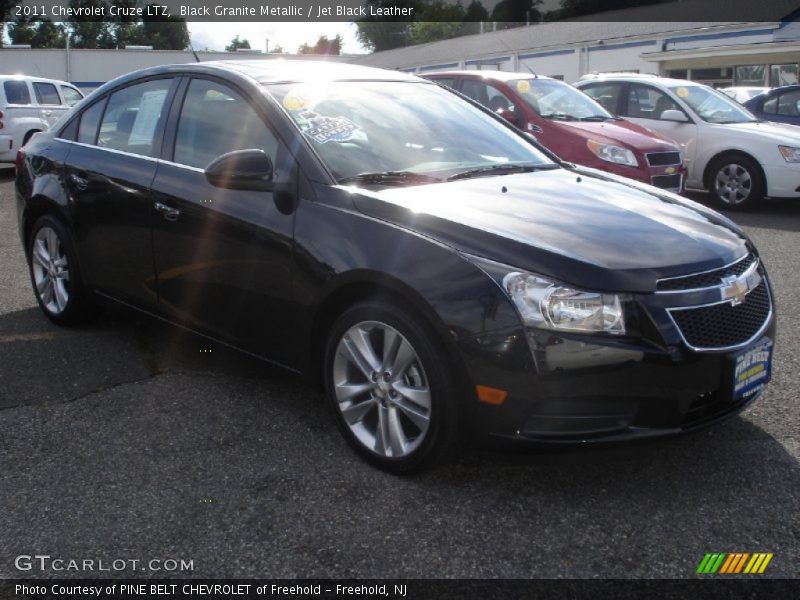 Black Granite Metallic / Jet Black Leather 2011 Chevrolet Cruze LTZ