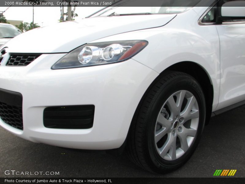 Crystal White Pearl Mica / Sand 2008 Mazda CX-7 Touring