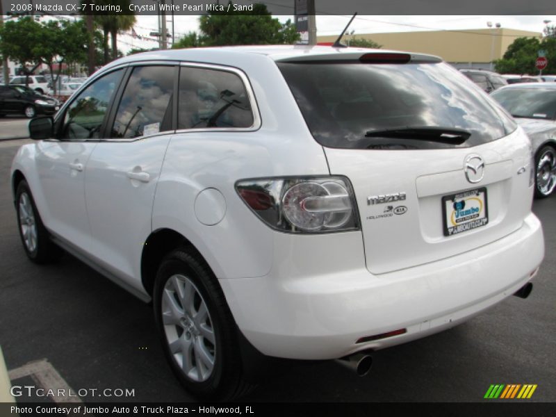 Crystal White Pearl Mica / Sand 2008 Mazda CX-7 Touring