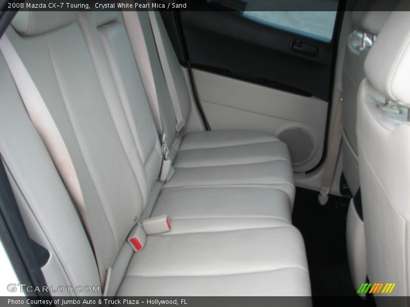 Crystal White Pearl Mica / Sand 2008 Mazda CX-7 Touring