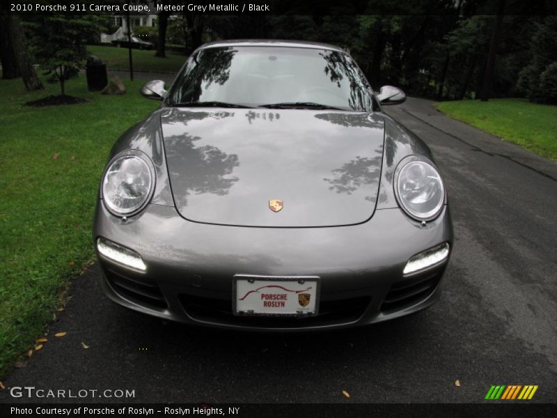 Meteor Grey Metallic / Black 2010 Porsche 911 Carrera Coupe