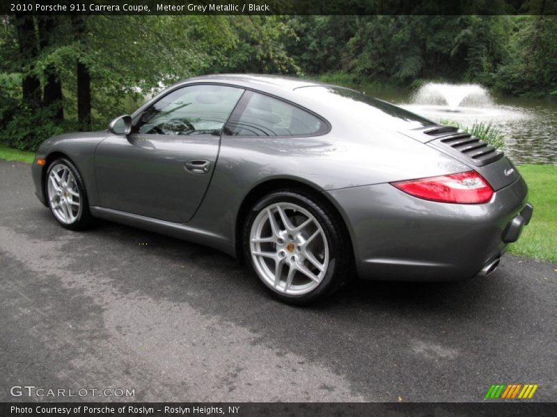 Meteor Grey Metallic / Black 2010 Porsche 911 Carrera Coupe