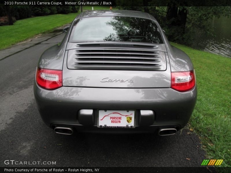 Meteor Grey Metallic / Black 2010 Porsche 911 Carrera Coupe