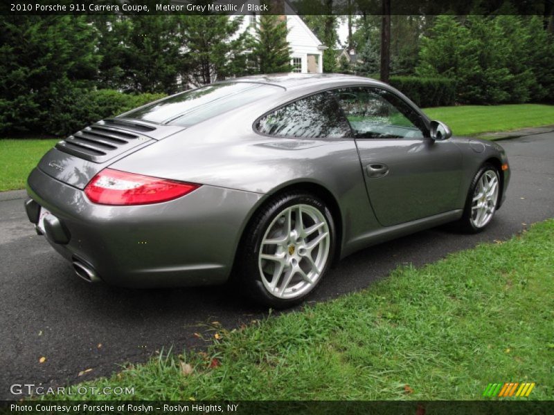 Meteor Grey Metallic / Black 2010 Porsche 911 Carrera Coupe