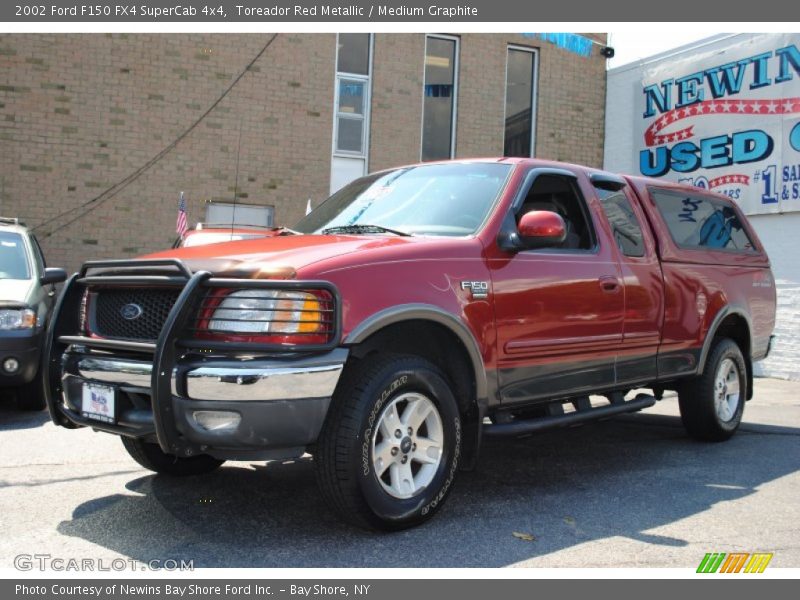 Toreador Red Metallic / Medium Graphite 2002 Ford F150 FX4 SuperCab 4x4