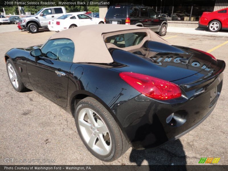  2008 Solstice Roadster Mysterious Black