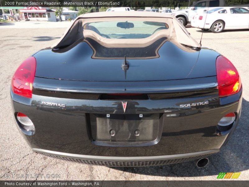 Mysterious Black / Ebony/Sand 2008 Pontiac Solstice Roadster