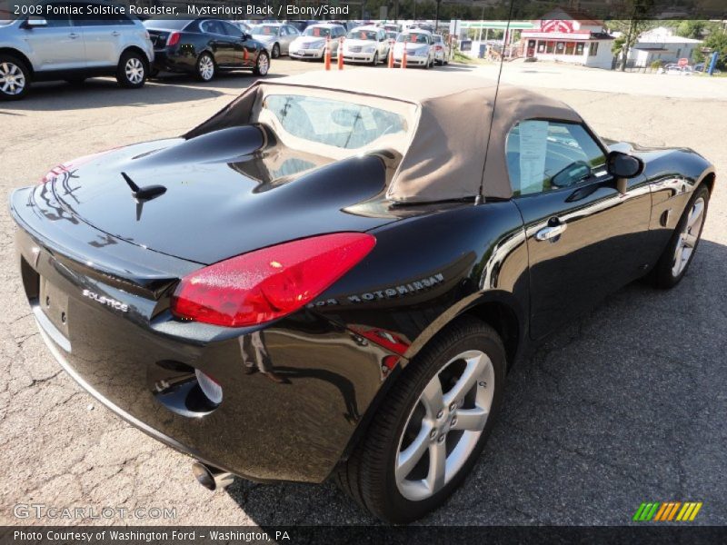 Mysterious Black / Ebony/Sand 2008 Pontiac Solstice Roadster