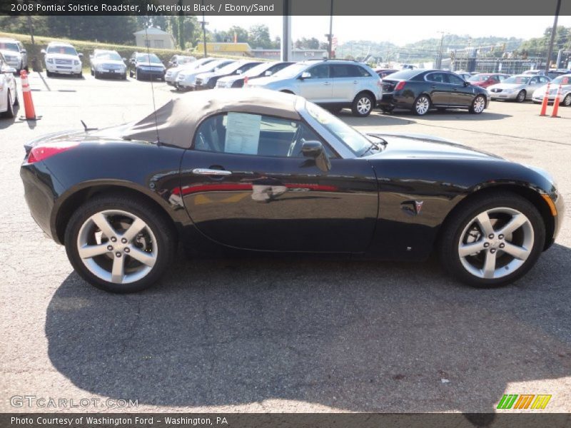 Mysterious Black / Ebony/Sand 2008 Pontiac Solstice Roadster