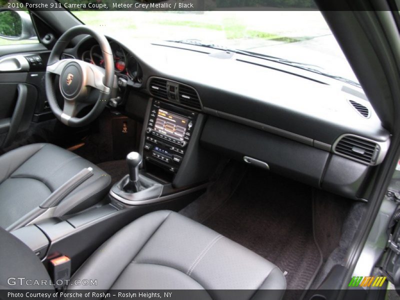Meteor Grey Metallic / Black 2010 Porsche 911 Carrera Coupe