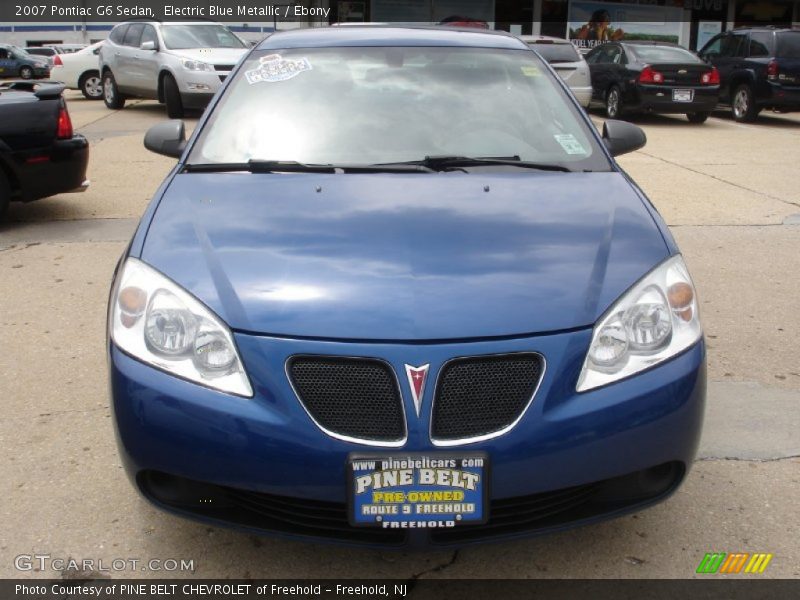 Electric Blue Metallic / Ebony 2007 Pontiac G6 Sedan