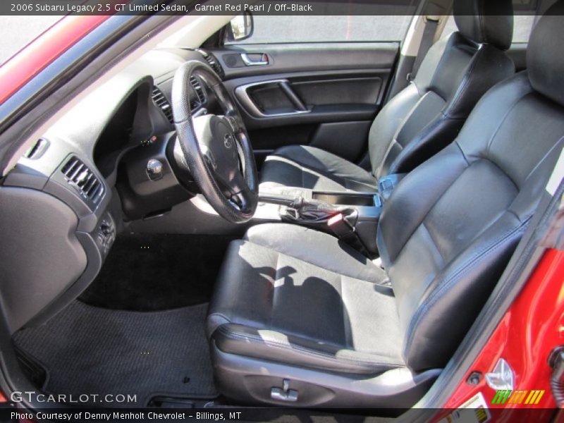 Garnet Red Pearl / Off-Black 2006 Subaru Legacy 2.5 GT Limited Sedan