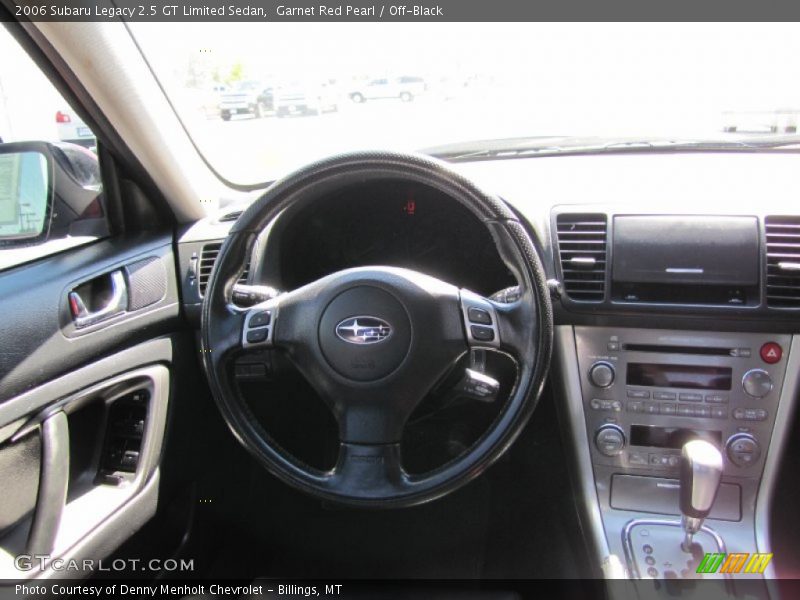 Garnet Red Pearl / Off-Black 2006 Subaru Legacy 2.5 GT Limited Sedan