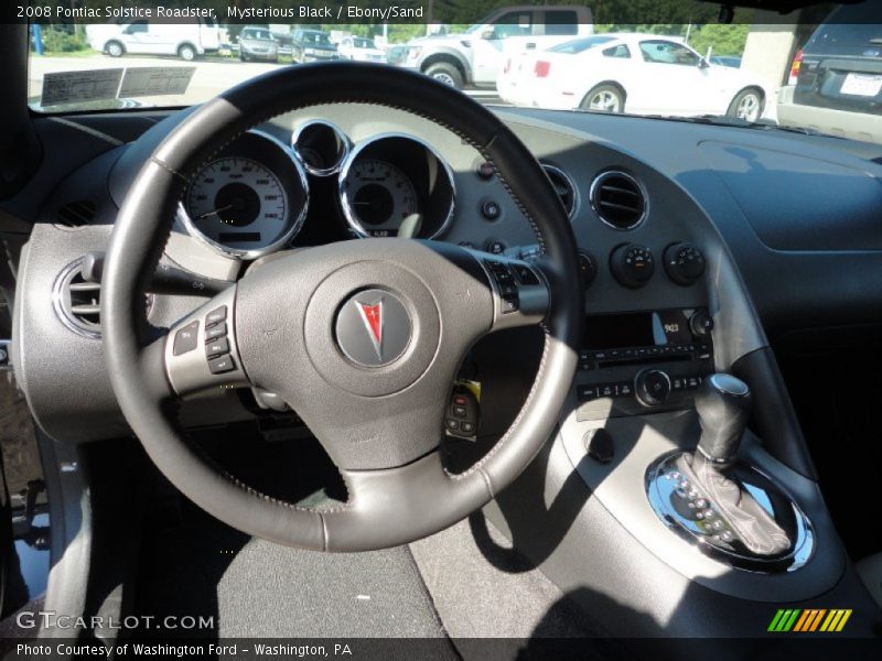 Mysterious Black / Ebony/Sand 2008 Pontiac Solstice Roadster