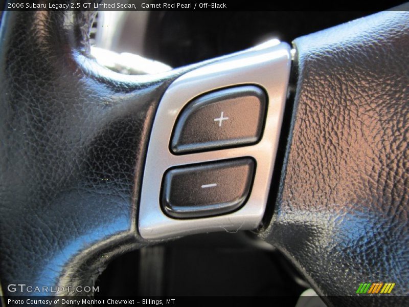 Garnet Red Pearl / Off-Black 2006 Subaru Legacy 2.5 GT Limited Sedan