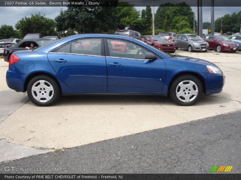 Electric Blue Metallic / Ebony 2007 Pontiac G6 Sedan