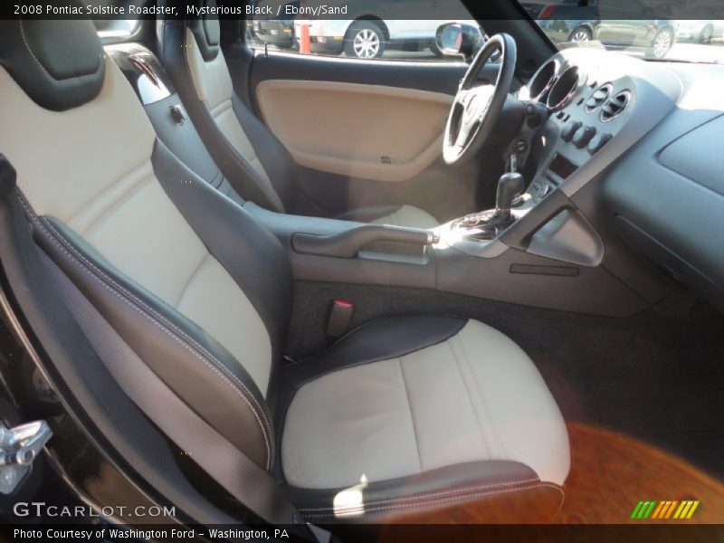 Mysterious Black / Ebony/Sand 2008 Pontiac Solstice Roadster