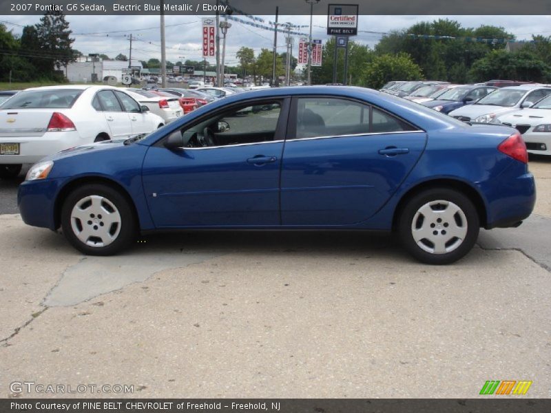 Electric Blue Metallic / Ebony 2007 Pontiac G6 Sedan