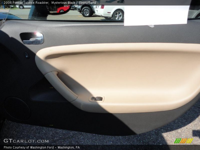 Mysterious Black / Ebony/Sand 2008 Pontiac Solstice Roadster