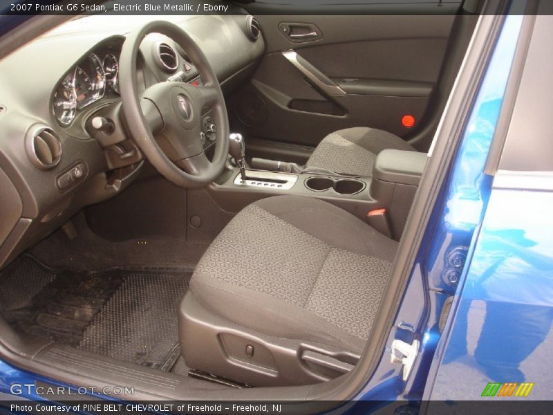 Electric Blue Metallic / Ebony 2007 Pontiac G6 Sedan