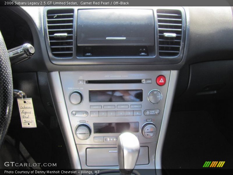Garnet Red Pearl / Off-Black 2006 Subaru Legacy 2.5 GT Limited Sedan