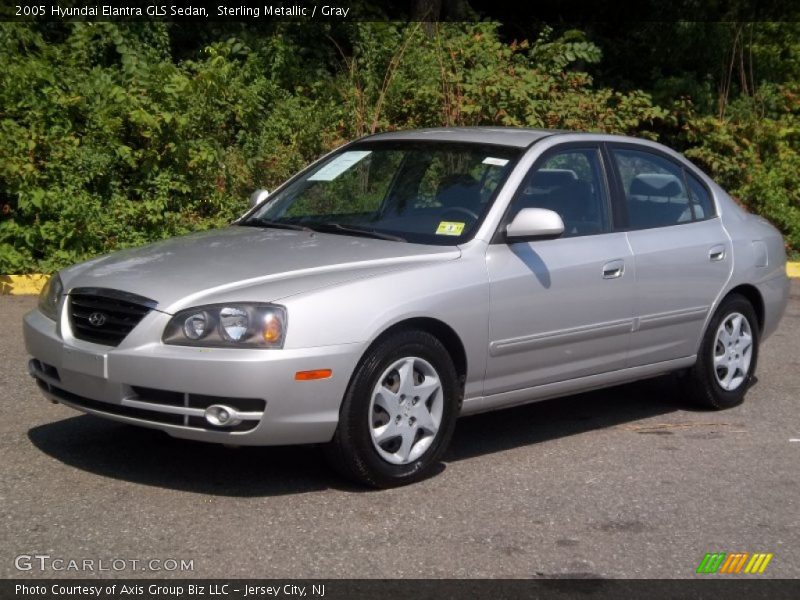 Sterling Metallic / Gray 2005 Hyundai Elantra GLS Sedan