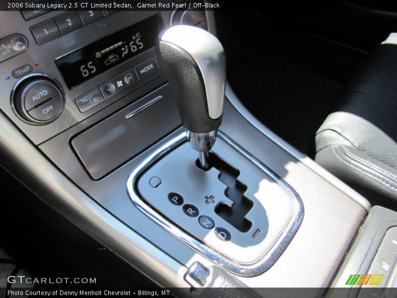 Garnet Red Pearl / Off-Black 2006 Subaru Legacy 2.5 GT Limited Sedan