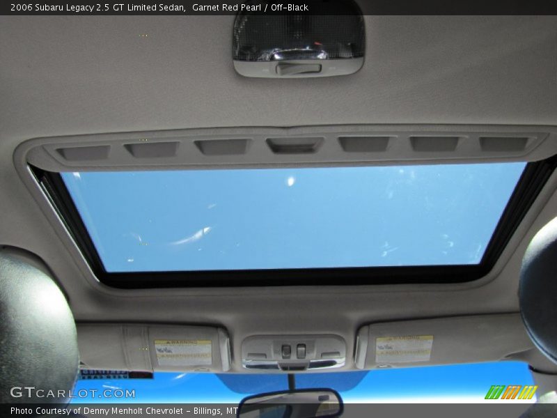 Garnet Red Pearl / Off-Black 2006 Subaru Legacy 2.5 GT Limited Sedan