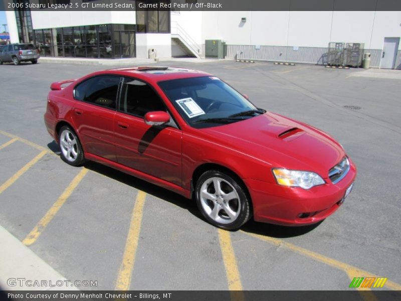 Garnet Red Pearl / Off-Black 2006 Subaru Legacy 2.5 GT Limited Sedan