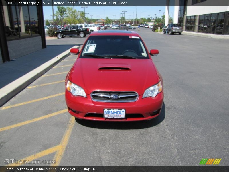 Garnet Red Pearl / Off-Black 2006 Subaru Legacy 2.5 GT Limited Sedan