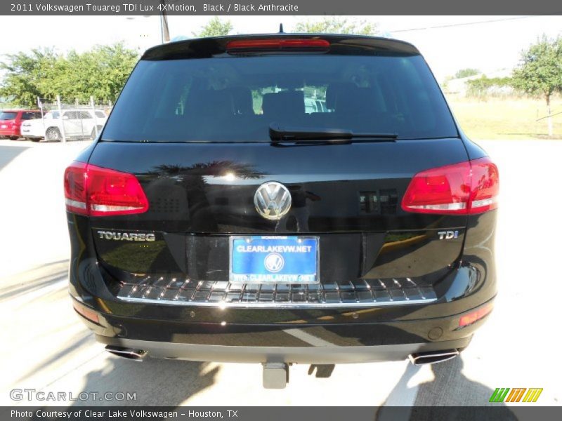 Black / Black Anthracite 2011 Volkswagen Touareg TDI Lux 4XMotion