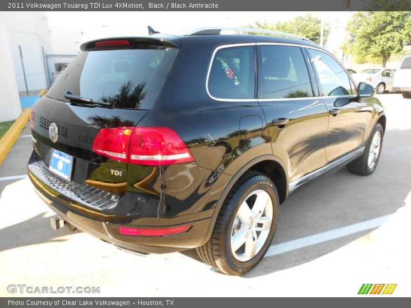 Black / Black Anthracite 2011 Volkswagen Touareg TDI Lux 4XMotion