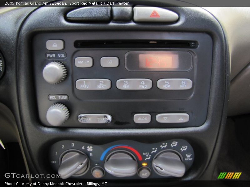 Sport Red Metallic / Dark Pewter 2005 Pontiac Grand Am SE Sedan
