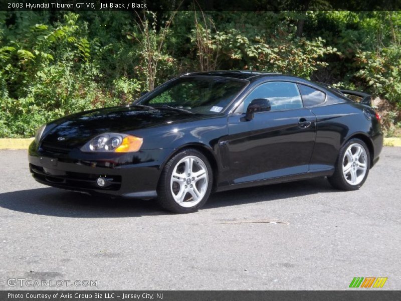 Jet Black / Black 2003 Hyundai Tiburon GT V6