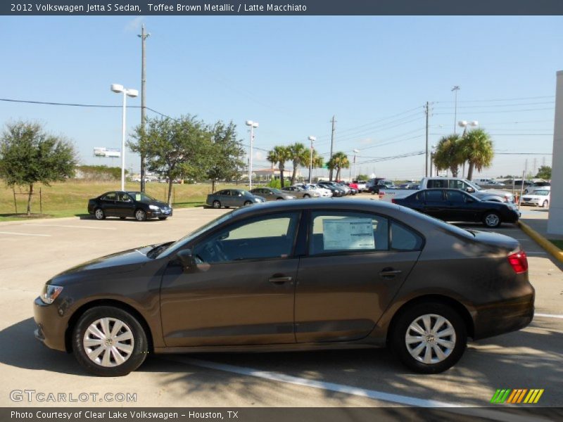 Toffee Brown Metallic / Latte Macchiato 2012 Volkswagen Jetta S Sedan