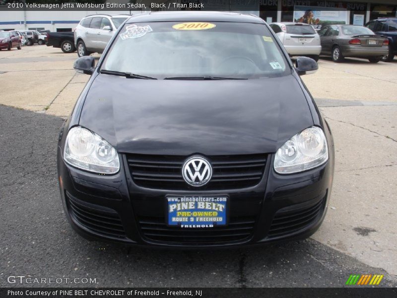 Black / Titan Black 2010 Volkswagen Jetta Wolfsburg Edition Sedan
