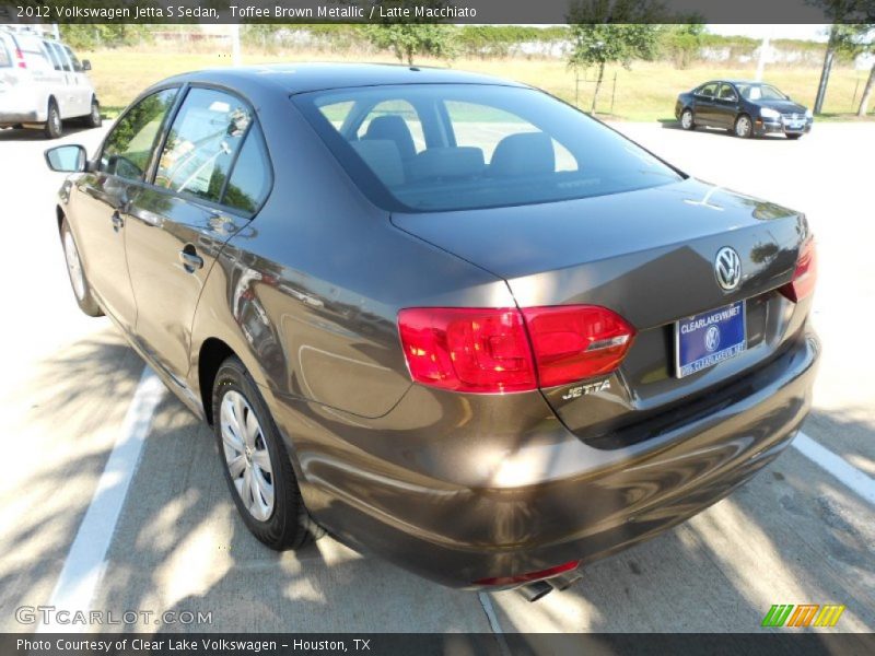Toffee Brown Metallic / Latte Macchiato 2012 Volkswagen Jetta S Sedan