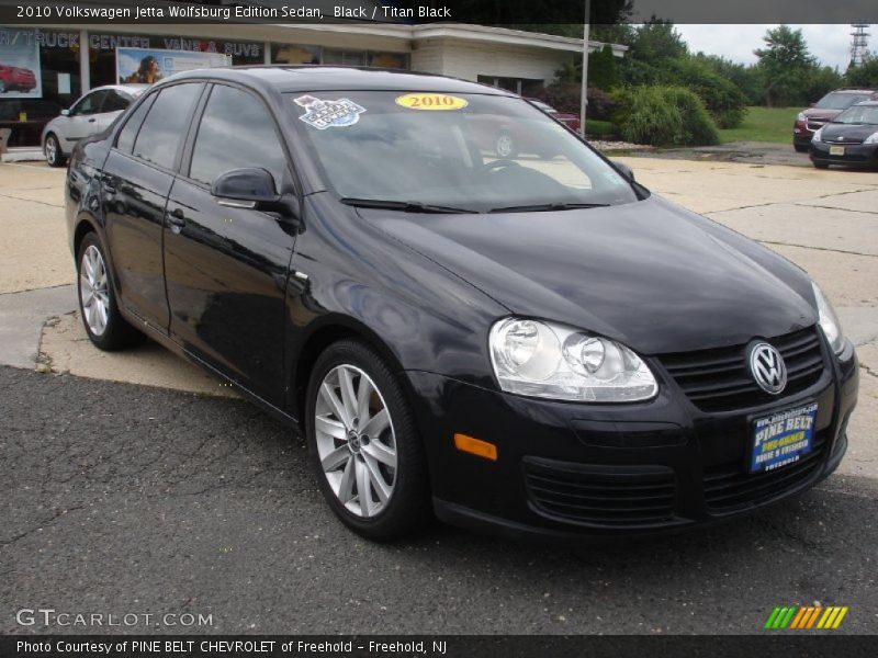 Black / Titan Black 2010 Volkswagen Jetta Wolfsburg Edition Sedan