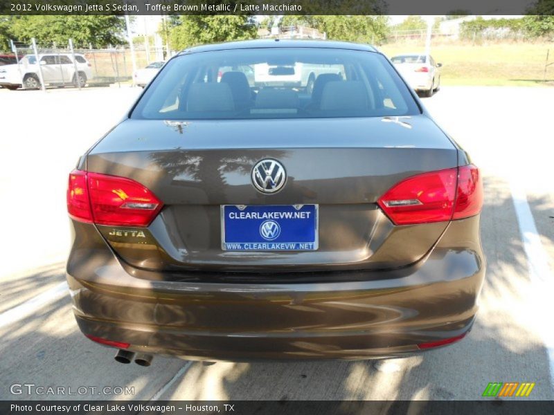 Toffee Brown Metallic / Latte Macchiato 2012 Volkswagen Jetta S Sedan