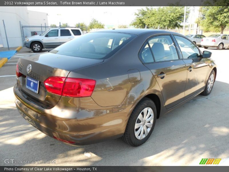 Toffee Brown Metallic / Latte Macchiato 2012 Volkswagen Jetta S Sedan