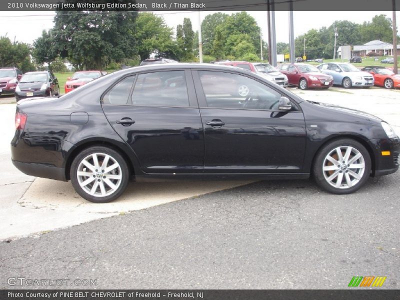 Black / Titan Black 2010 Volkswagen Jetta Wolfsburg Edition Sedan