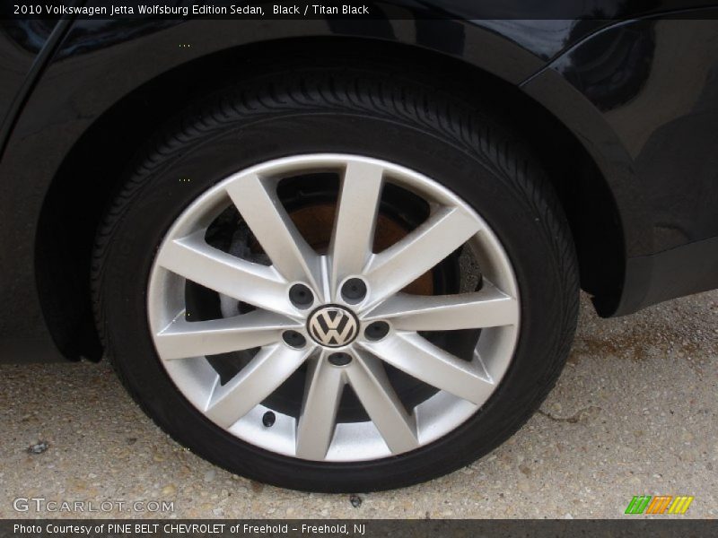 Black / Titan Black 2010 Volkswagen Jetta Wolfsburg Edition Sedan